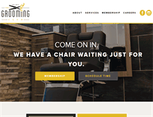 Tablet Screenshot of groomingclub.com
